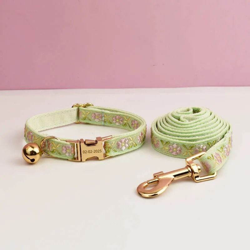 Adjustable Personalized Cat Collar With Bell For Cats And Small Dogs 28