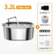 ROJECO Stainless Steel Cat Water Fountain Automatic Pet Drinking Fountain For Cats And Dogs 2