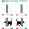 ATUBAN 4 Way Locking Cat Door Flap Weatherproof Pet Door For Interior And Exterior Doors 4