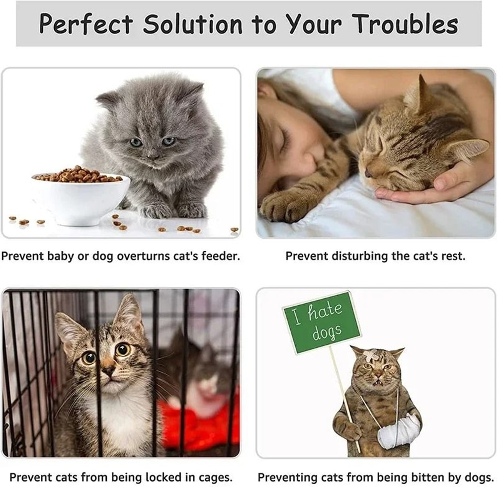 Adjustable Cat Door Holder Latch Flexible Pet Door Strap For Dogs And Cats 7
