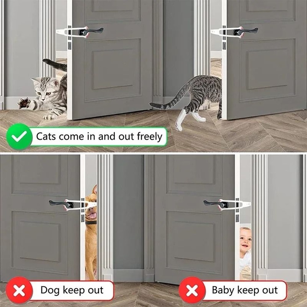Adjustable Cat Door Holder Latch Flexible Pet Door Strap For Dogs And Cats 8