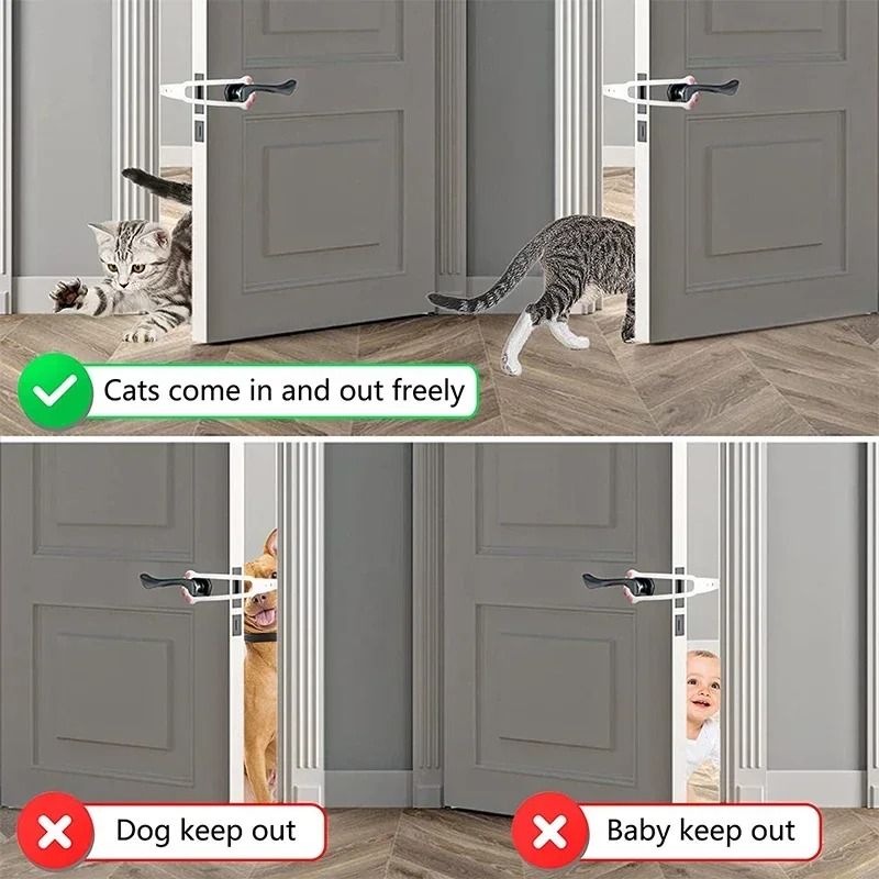 Adjustable Cat Door Holder Latch Flexible Pet Door Strap For Dogs And Cats 8