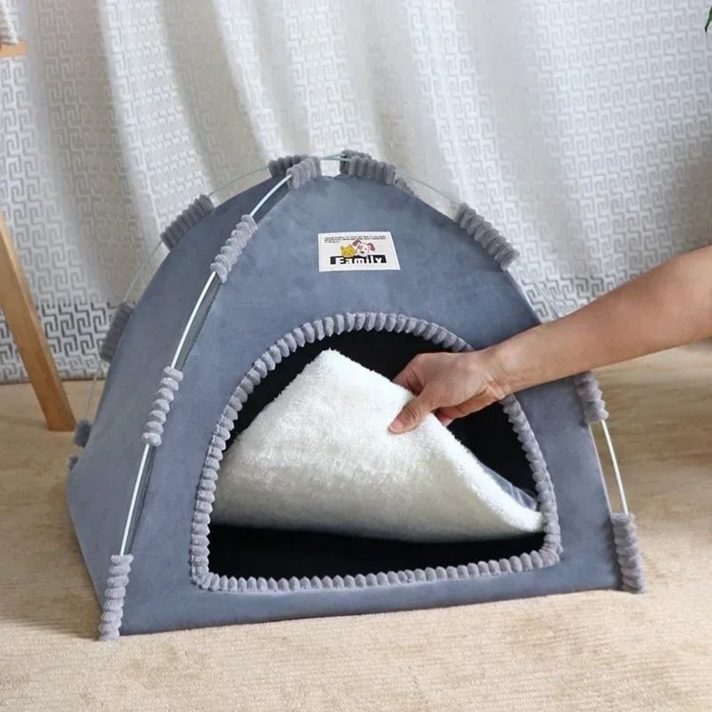 Cozy Pet Tent Cave Bed House For Cats Kittens Puppies And Small Dogs 8