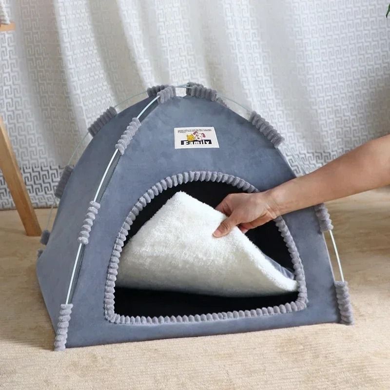 Cozy Pet Tent Cave Bed House For Cats Kittens Puppies And Small Dogs 8