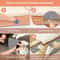 Self Adhesive Cat Scratch Sofa Protector Mat With Climbing And Scratching Surface 7