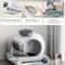 Tonepie 65L Automatic Smart Cat Litter Box Self Cleaning Fully Enclosed Cat Toilet 5