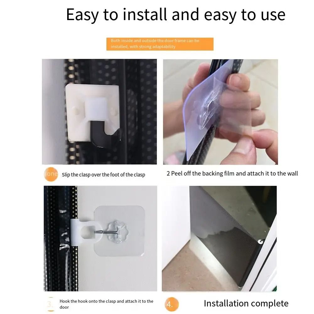 Retractable Pet Safety Gate Folding Mesh Barrier Fence For Stairs And Doorways 3