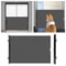 Retractable Pet Safety Gate Folding Mesh Barrier Fence For Stairs And Doorways 0