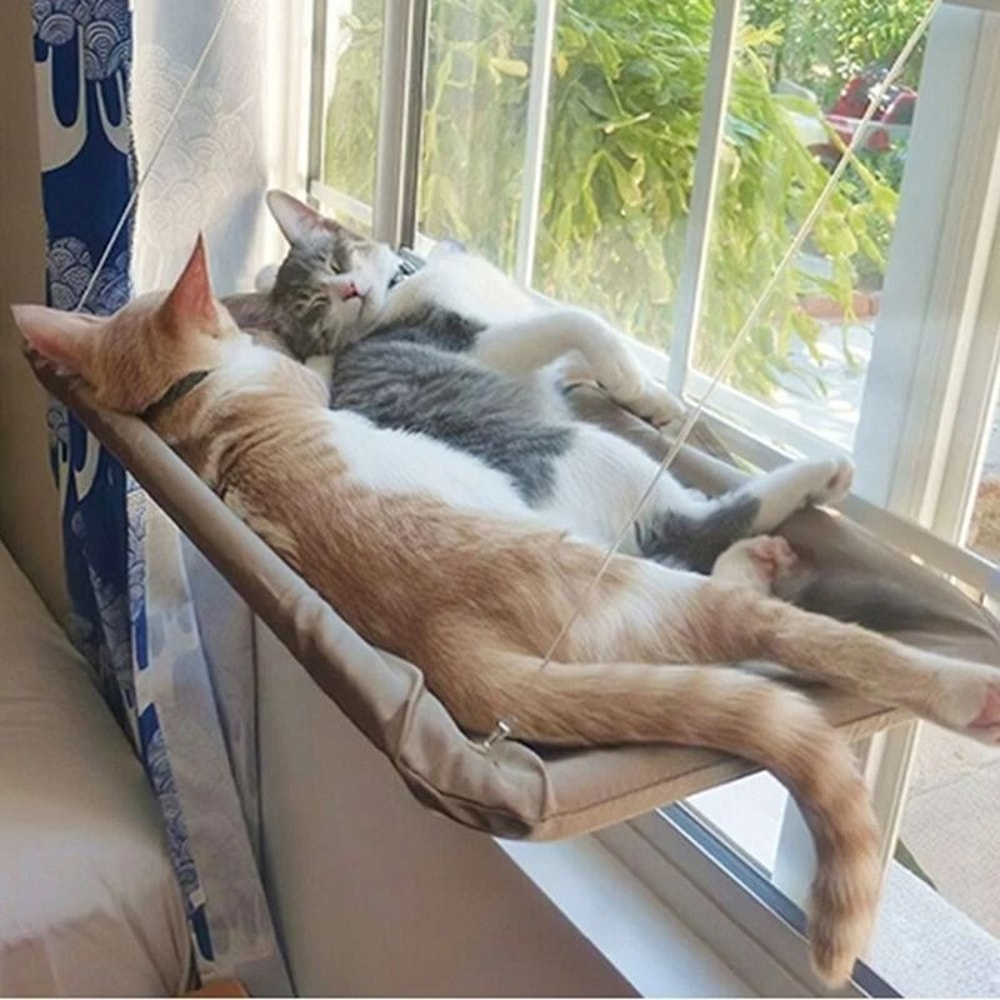 Window Cat Hammock Washable Detachable Suction Cup Cat Bed Seat 8