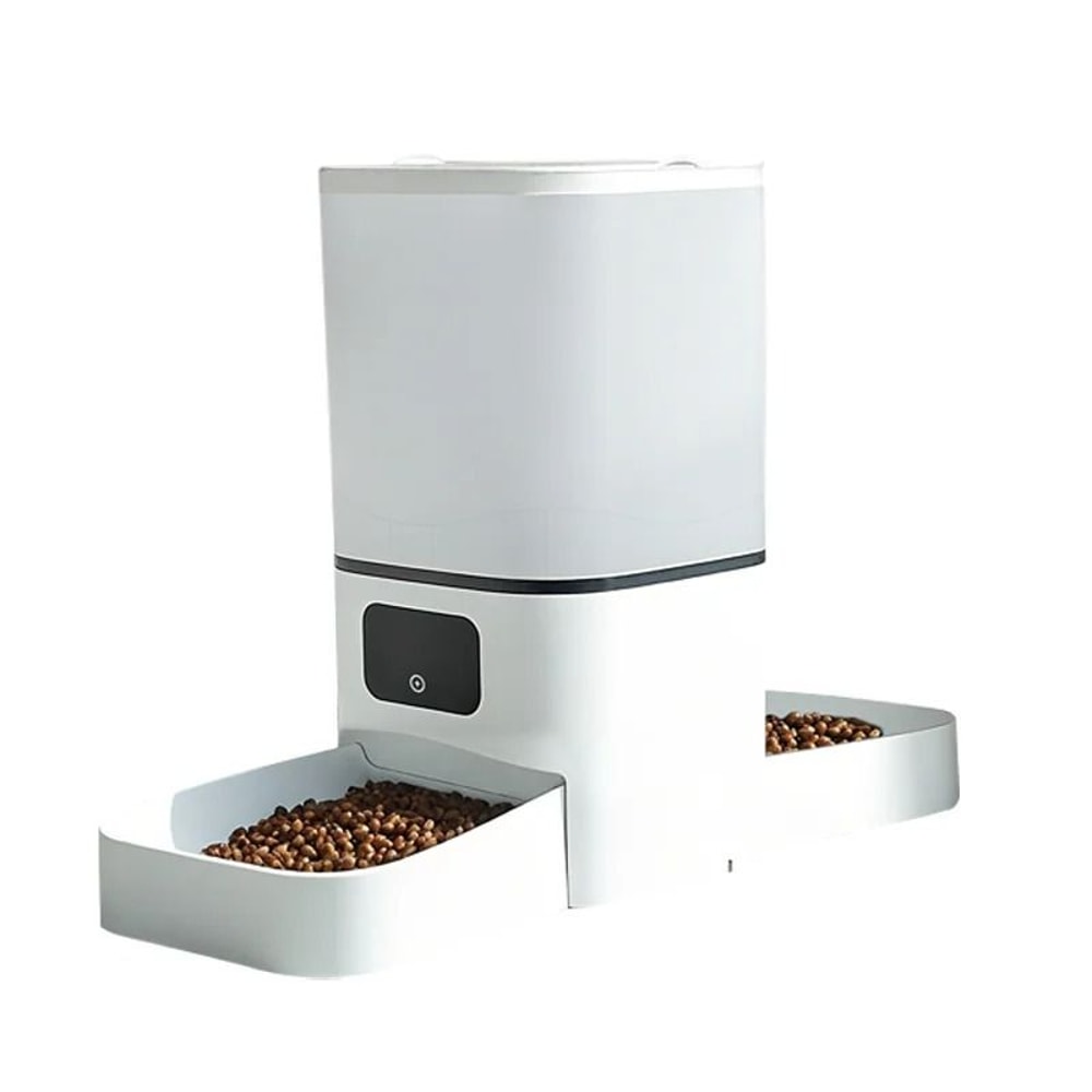 6L Automatic Pet Feeder Smart WiFi Food Dispenser With Timer And Stainless Steel Bowl 0