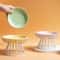 Raised Ceramic Cat Bowl With Stand Anti Spill Elevated Pet Feeding Bowl 9