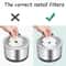 4 Pack Cat Water Fountain Filters Carbon Replacement Filters For Stainless Steel Pet Drinking Fount 3
