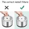 4 Pack Cat Water Fountain Filters Carbon Replacement Filters For Stainless Steel Pet Drinking Fount 3