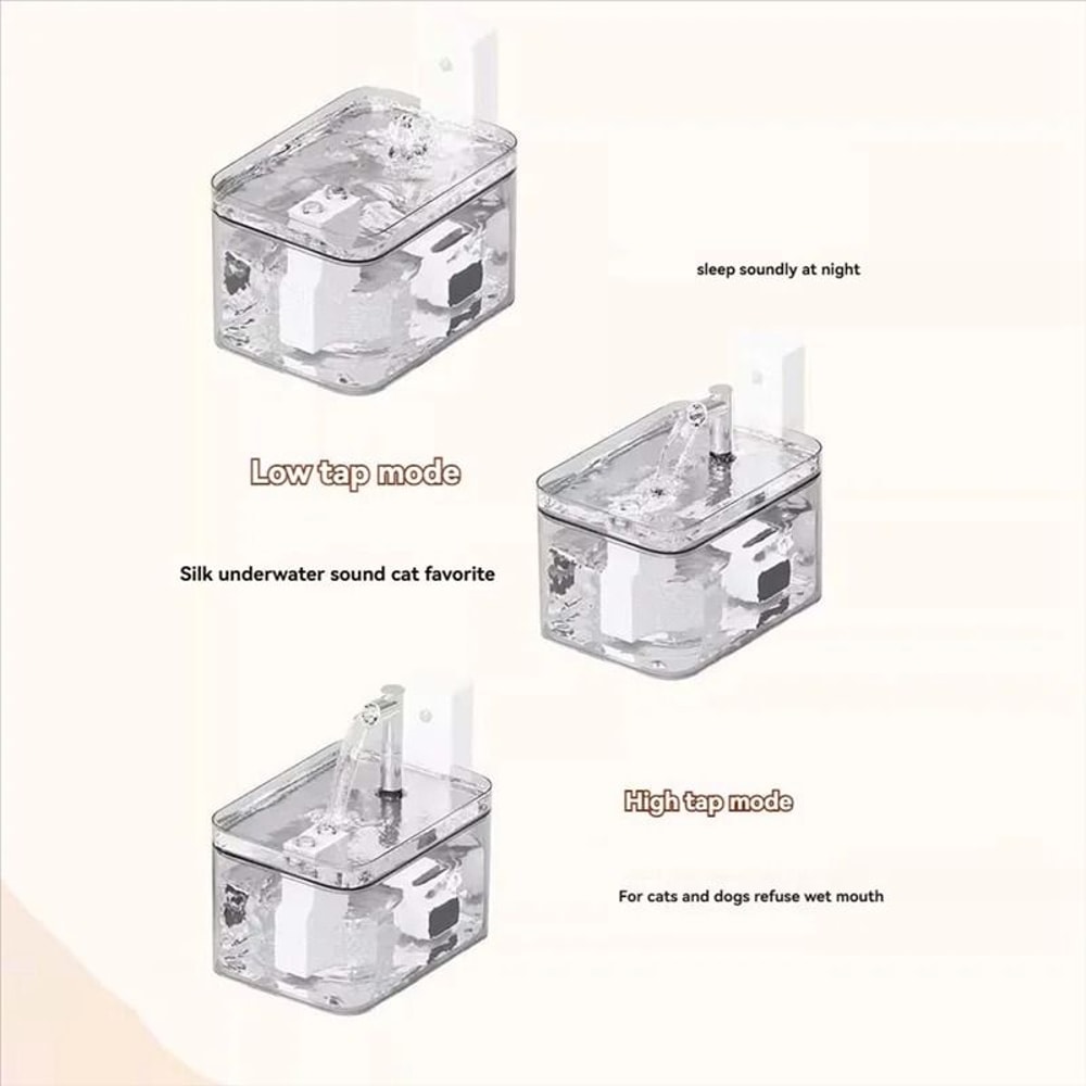 Automatic Cat Water Fountain 15L USB Pet Water Dispenser With Quiet Circulating Pump 7
