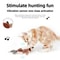 Interactive Catnip Bird Toy USB Rechargeable Touch Activated Plush Cat Toy 7