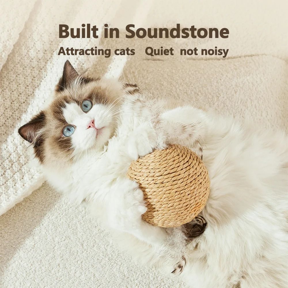 Interactive Sisal Cat Scratching Ball Toy For Kittens And Indoor Cats 13