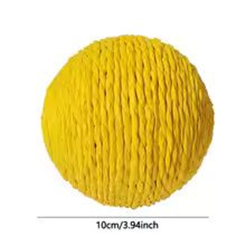 Interactive Sisal Cat Scratching Ball Toy For Kittens And Indoor Cats 3