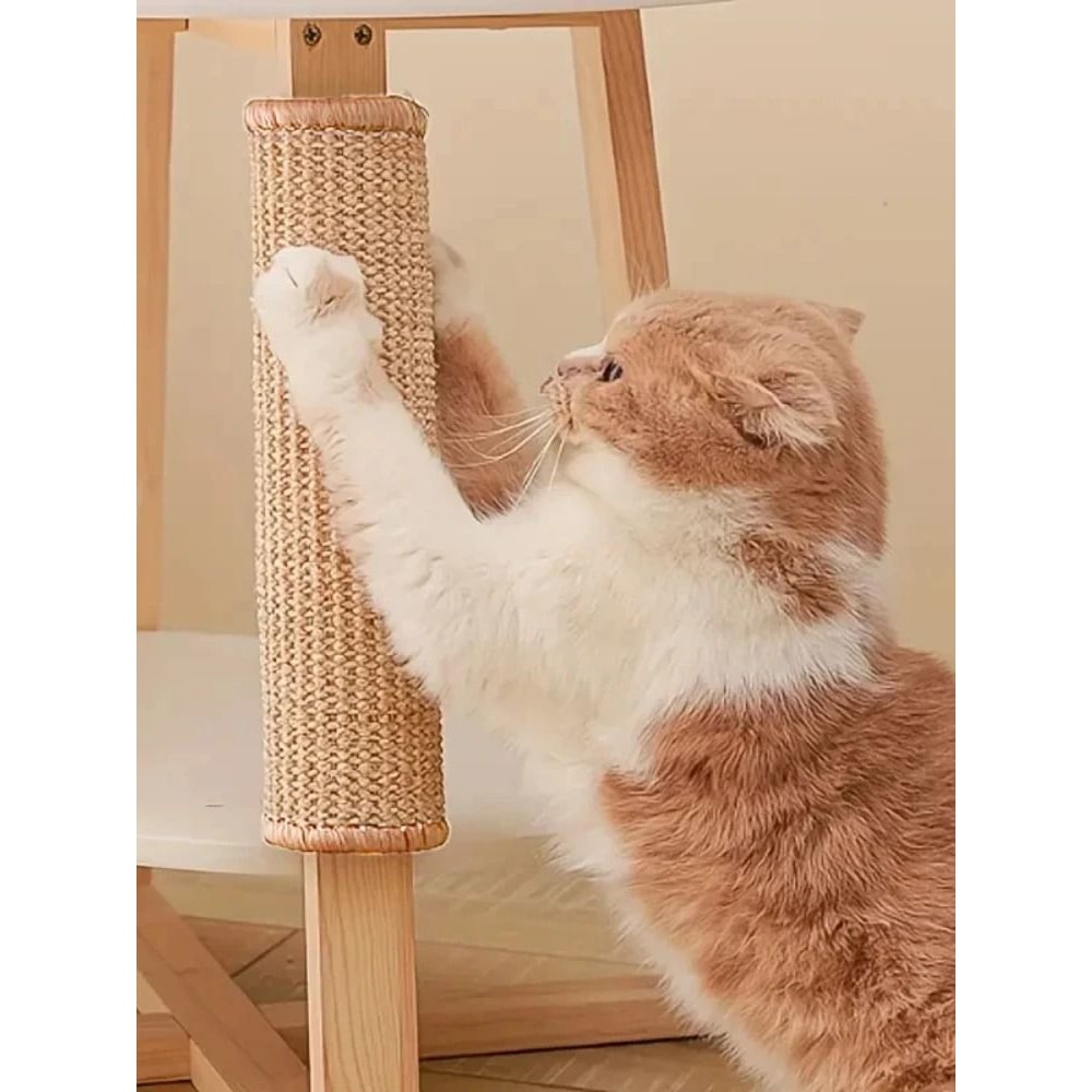 Natural Sisal Cat Scratcher Mat Horizontal Floor Scratch Pad For Cats 9