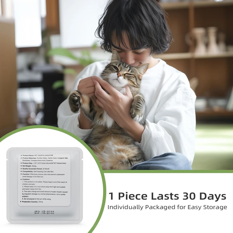 N50 Cat Litter Deodorizer Blocks Long Lasting Odor Eliminator Cubes 6