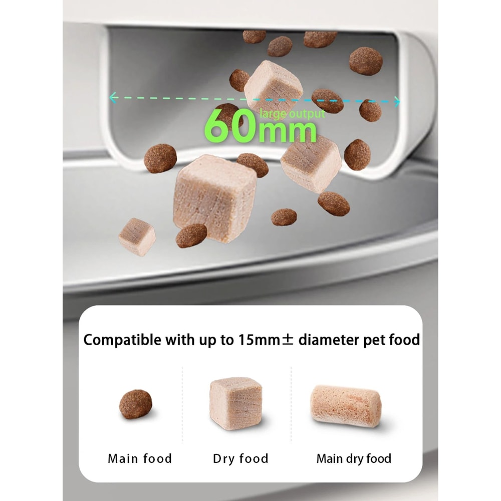 Smart Automatic Cat Feeder With Camera WiFi App Controlled Pet Food Dispenser 3