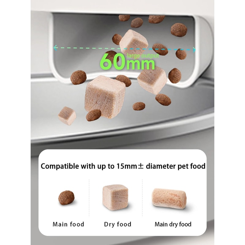 Smart Automatic Cat Feeder With Camera WiFi App Controlled Pet Food Dispenser 3