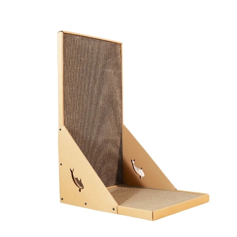 L Shaped Vertical Cat Scratching Post Furniture Protector 2