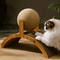 2 In 1 Wooden Sisal Cat Scratching Ball And Scratch Post 4