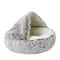 Soft Plush Covered Cat Bed Cave For Cats And Small Dogs 4