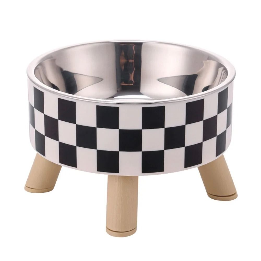 Stainless Steel Elevated Pet Feeding Bowls For Cats And Dogs 3
