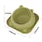 Stainless Steel Anti Spill Cat Feeding Bowl With Non Slip Base 1