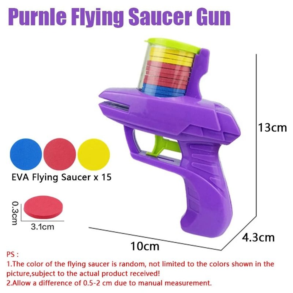 Interactive Flying Saucer Launcher Toy For Cats And Dogs With EVA Discs 2