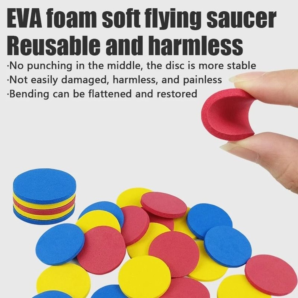 Interactive Flying Saucer Launcher Toy For Cats And Dogs With EVA Discs 3