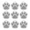20 Piece Paw Shape Pet ID Tags For Dogs And Cats Aluminum Name Tags 8