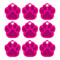 20 Piece Paw Shape Pet ID Tags For Dogs And Cats Aluminum Name Tags 9