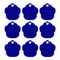 20 Piece Paw Shape Pet ID Tags For Dogs And Cats Aluminum Name Tags 6