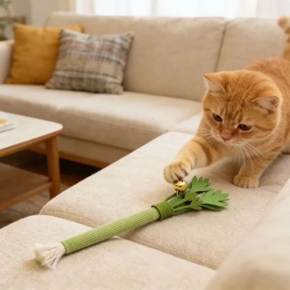 Interactive Catnip Chew Toy For Cats Teeth Cleaning And Self Play 3