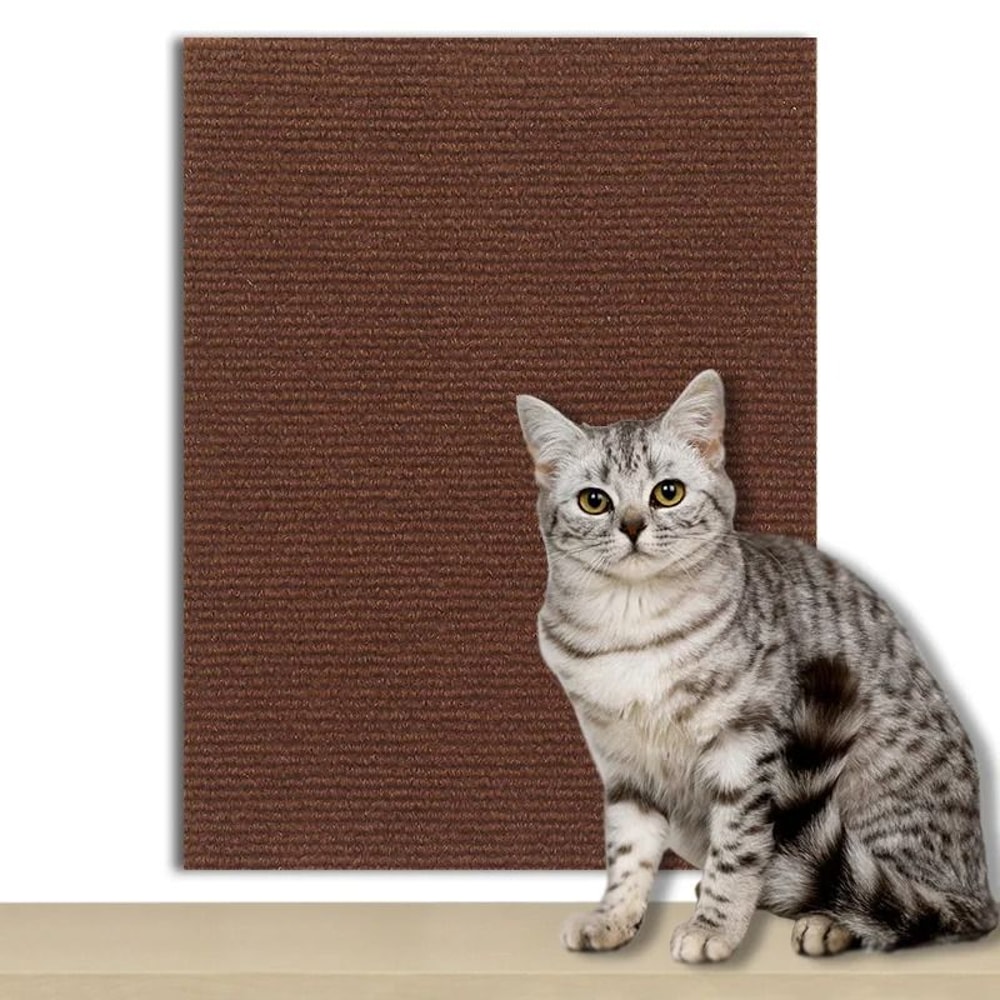 Self Adhesive Cat Scratcher Sofa Protector Trimmable Carpet Scratch Mat 7
