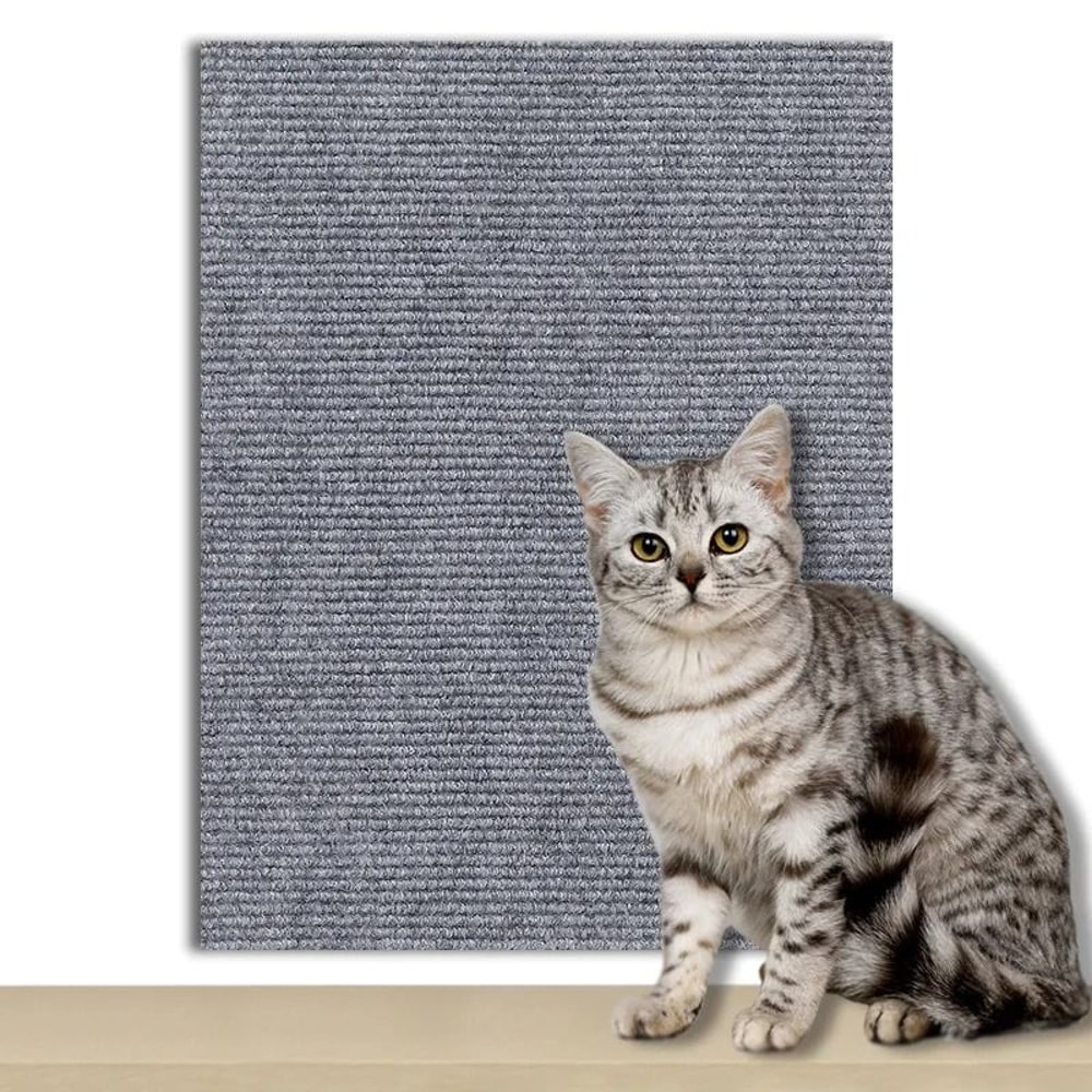 Self Adhesive Cat Scratcher Sofa Protector Trimmable Carpet Scratch Mat 3