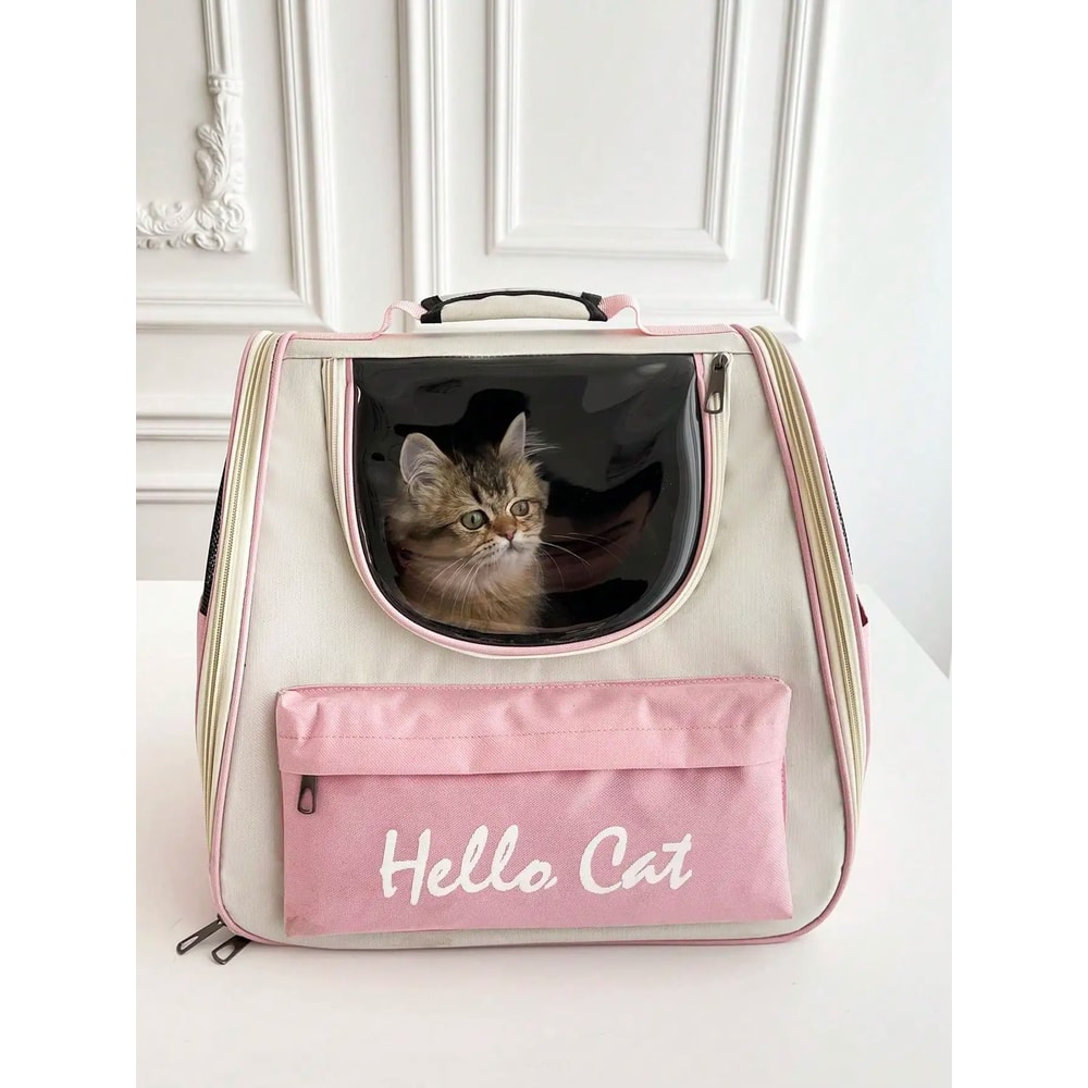 Windproof Pet Carrier Backpack For Cats And Small Dogs With Cushion 9