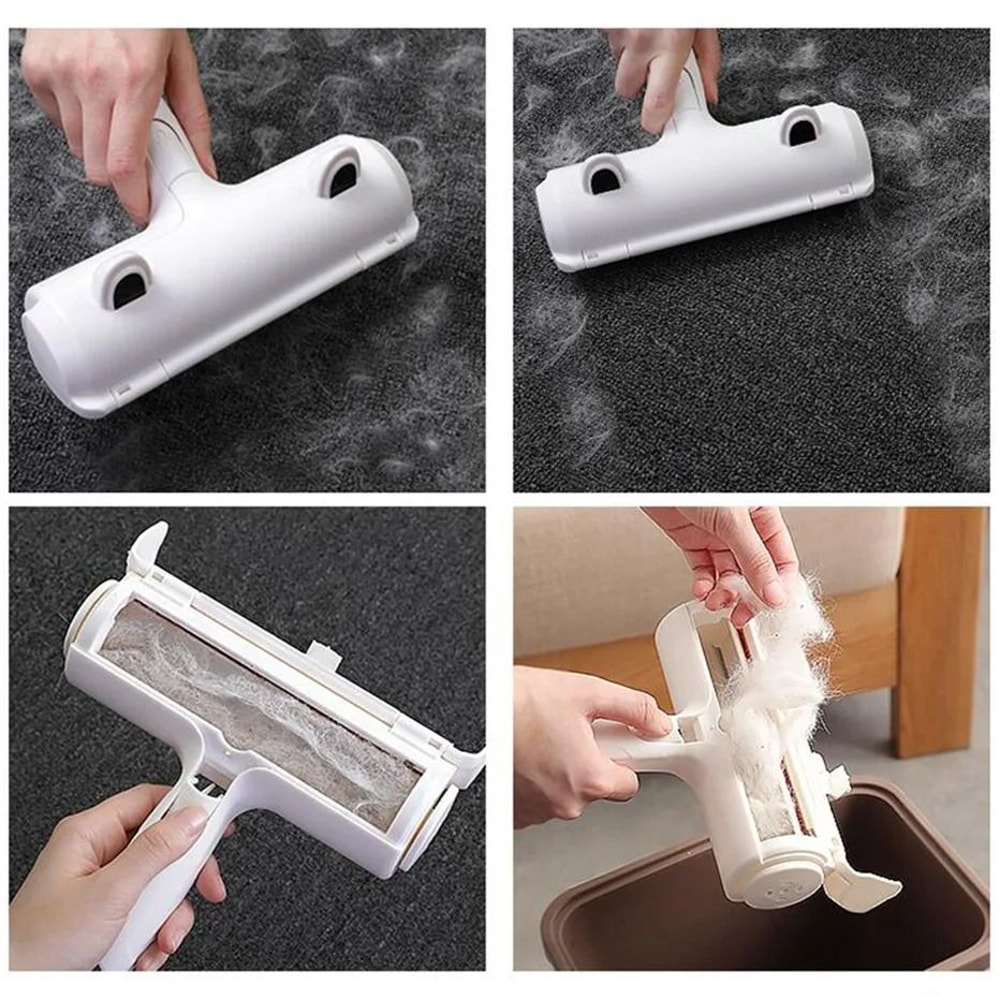 Reusable Pet Hair Remover Roller For Couch Carpet Furniture And Car Seats 5