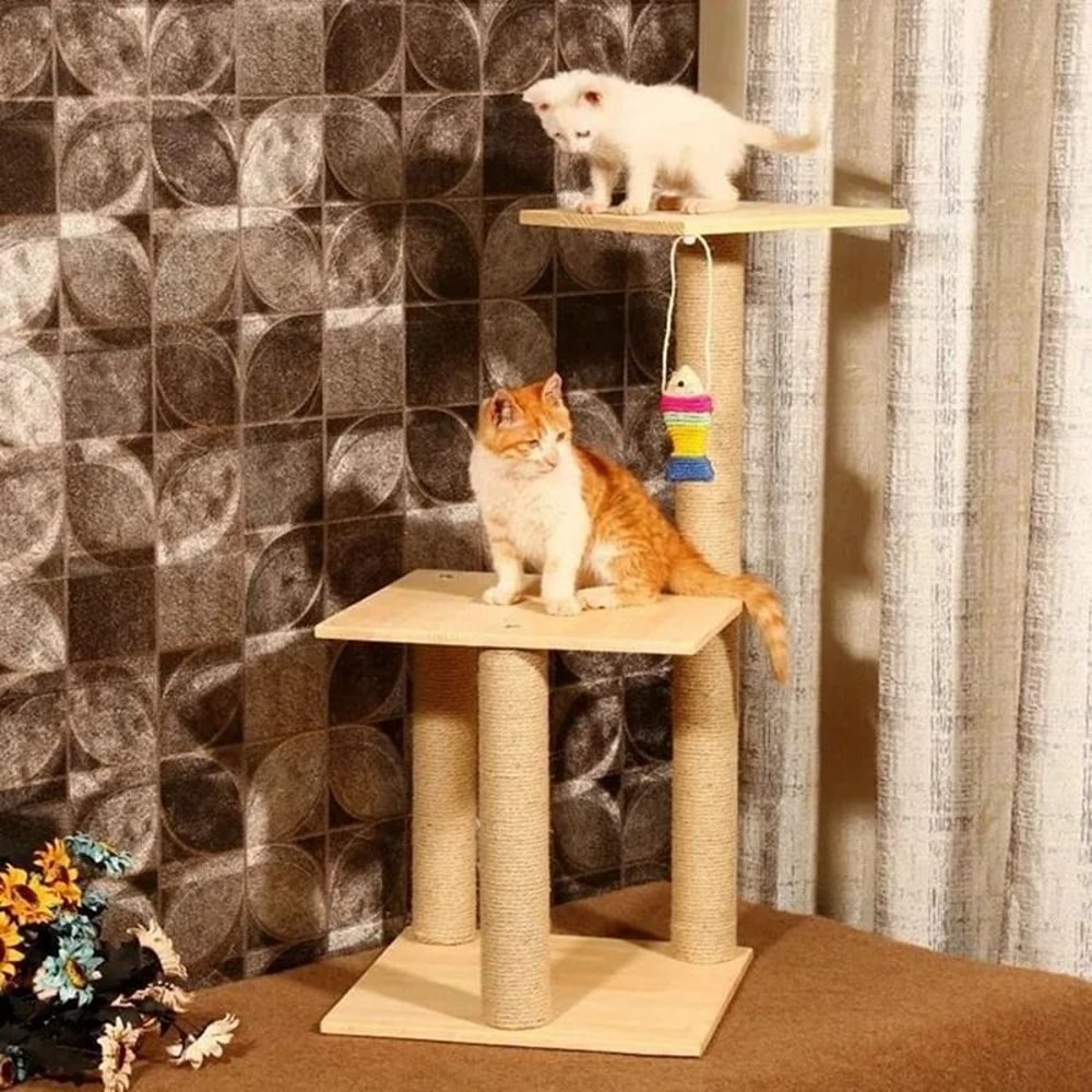 Natural Sisal Rope For Cat Scratching Posts DIY Cat Tree Repair Rope 9