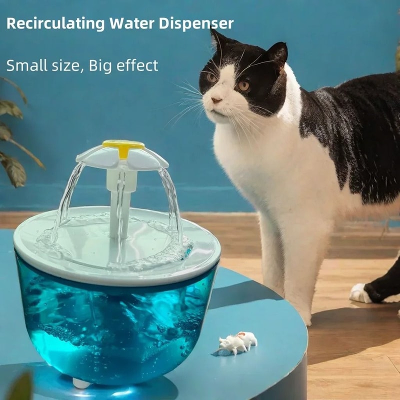 Silent USB Cat Water Fountain 12L Automatic Pet Water Dispenser With Filter For Cats And Small Dogs 10