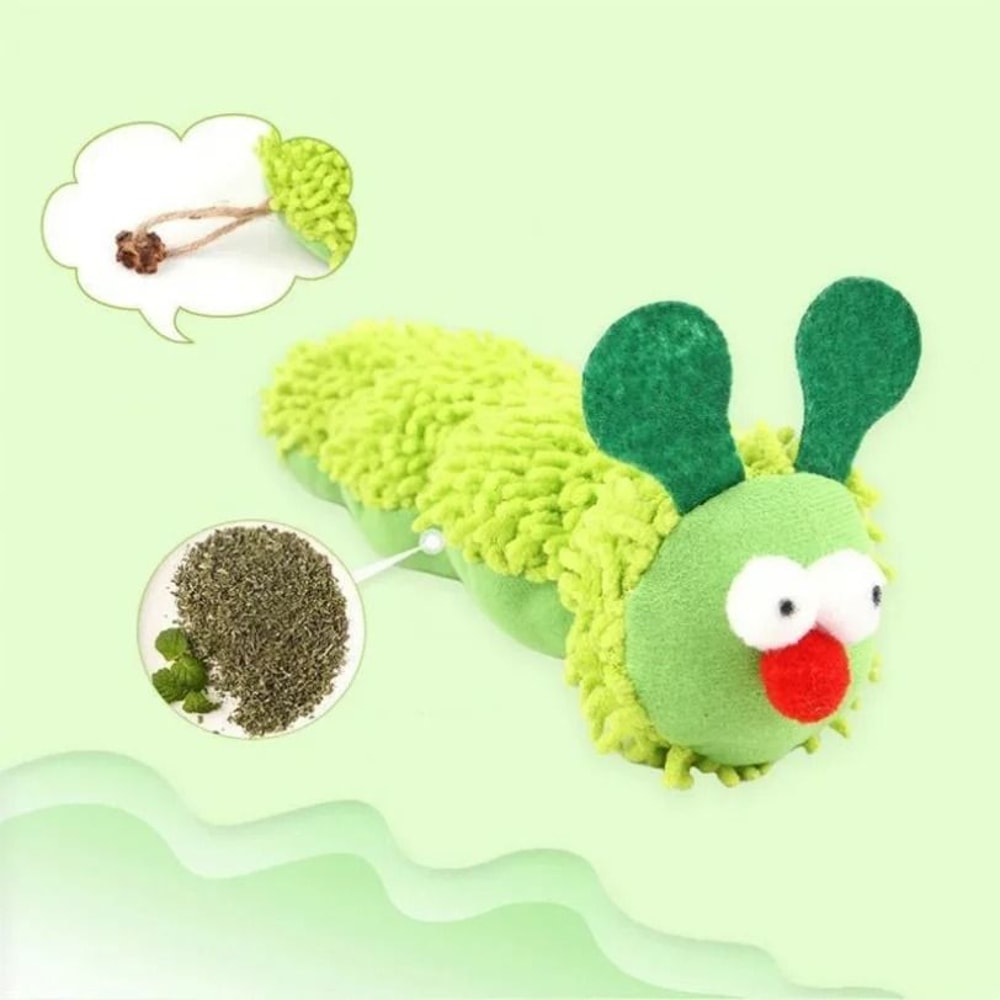 Interactive Plush Cat Toy Scratch Resistant Bite Resistant Animal Toy For Indoor Cats 6
