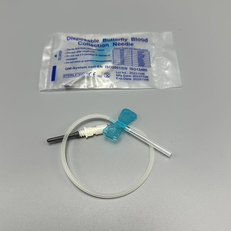 Pet Care Disposable Butterfly Blood Infusion Needle Set For Cats Dogs And Animal Clinics 13