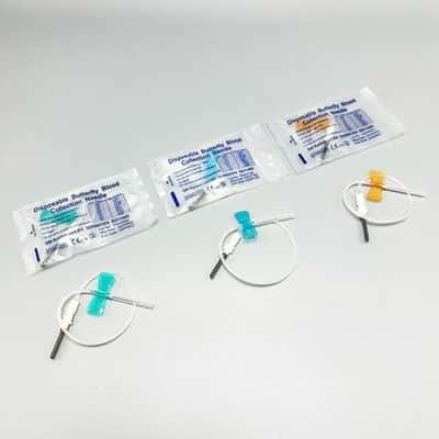 Pet Care Disposable Butterfly Blood Infusion Needle Set for Cats Dogs and Animal Clinics