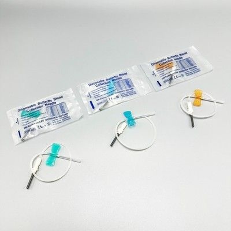 Pet Care Disposable Butterfly Blood Infusion Needle Set For Cats Dogs And Animal Clinics 0