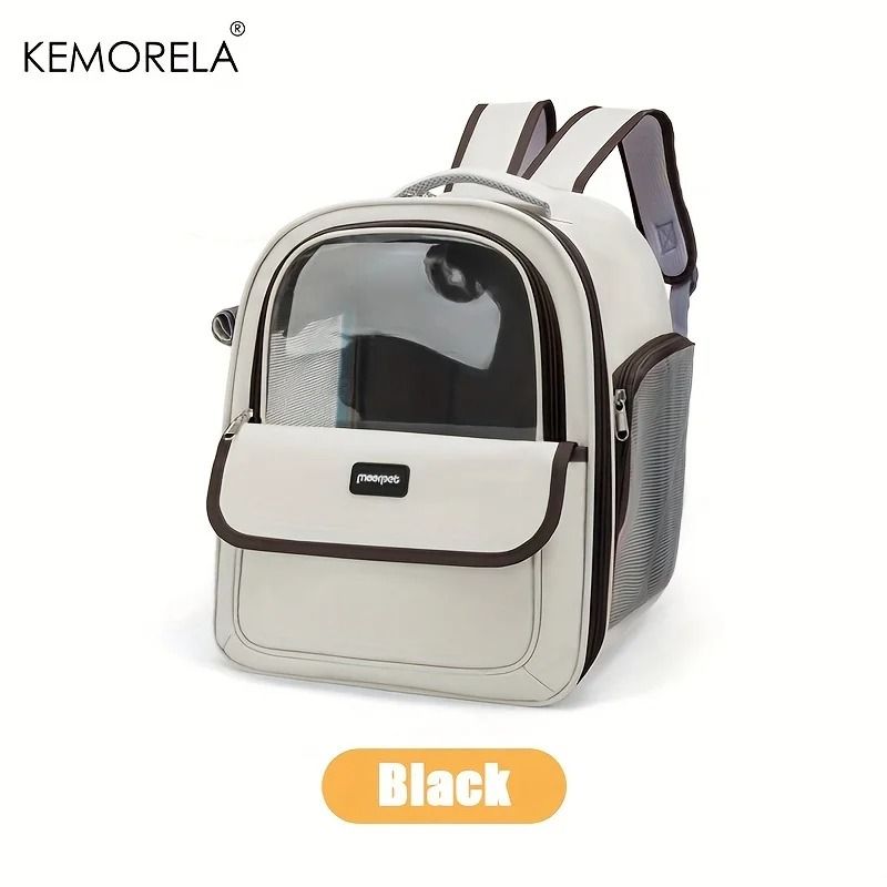 Foldable Breathable Pet Carrier Backpack For Dogs And Cats Travel Hiking Bag 1