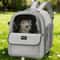 Foldable Breathable Pet Carrier Backpack For Dogs And Cats Travel Hiking Bag 0