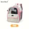 Foldable Breathable Pet Carrier Backpack For Dogs And Cats Travel Hiking Bag 2