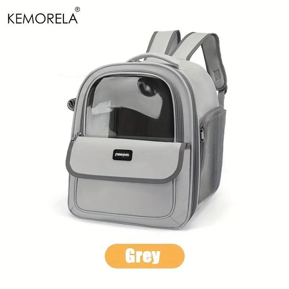 Foldable Breathable Pet Carrier Backpack For Dogs And Cats Travel Hiking Bag 3